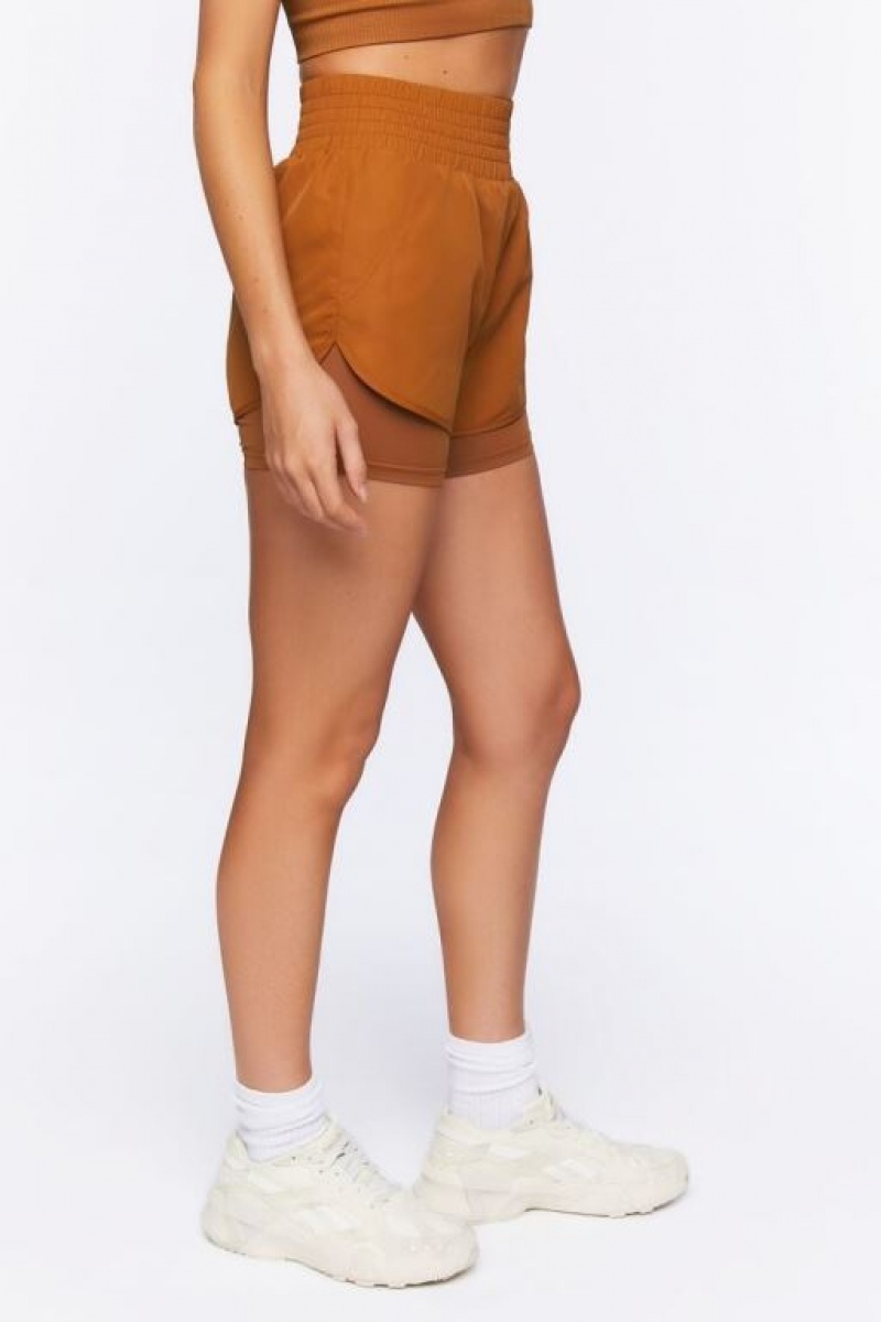 Short Forever 21 Active Windbreaker Mujer Toffee | ZavWL9lRv9S