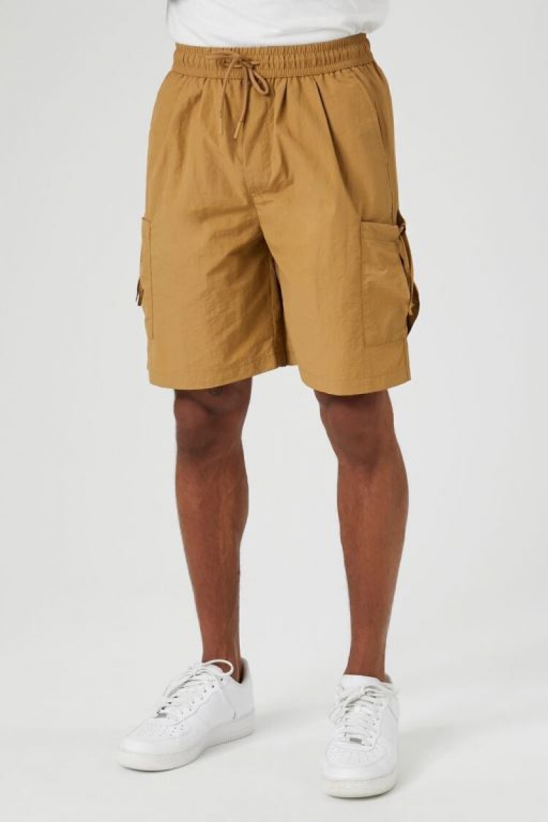 Short Forever 21 Cargo Drawstring Hombre Marrones | UqW0z6gCEJ9