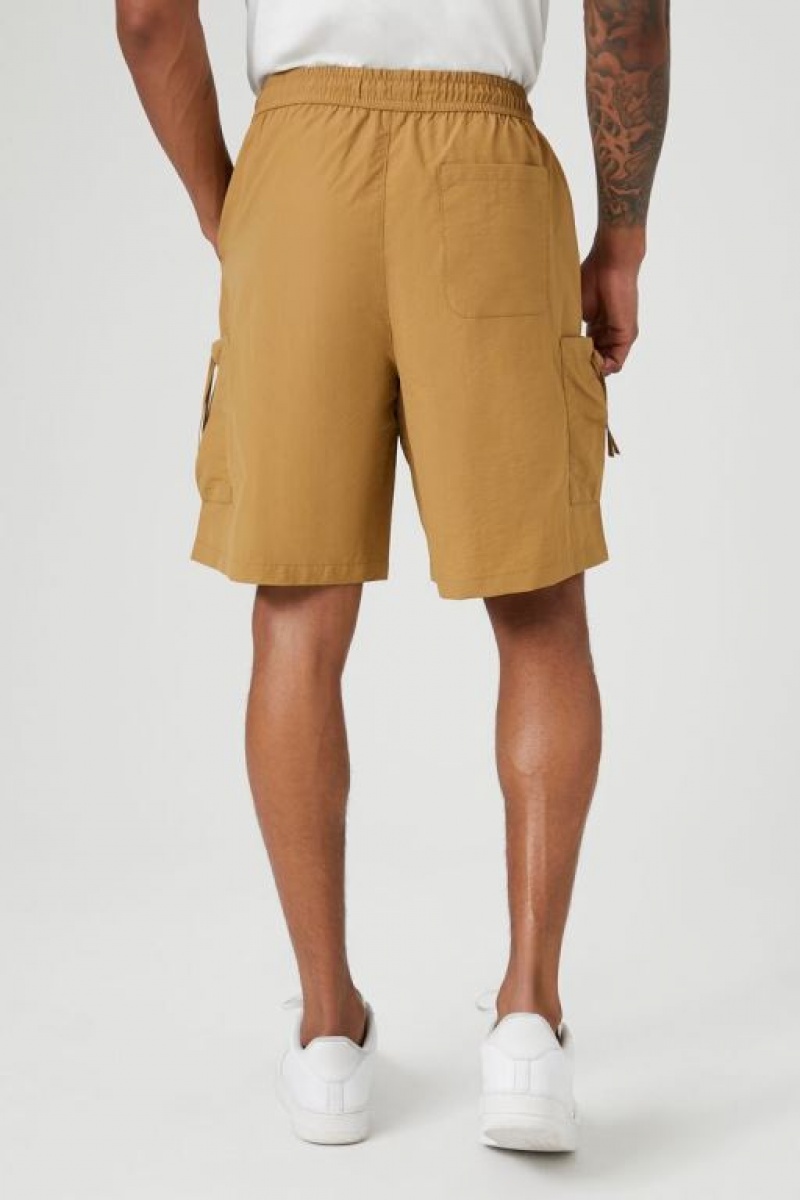 Short Forever 21 Cargo Drawstring Hombre Marrones | UqW0z6gCEJ9