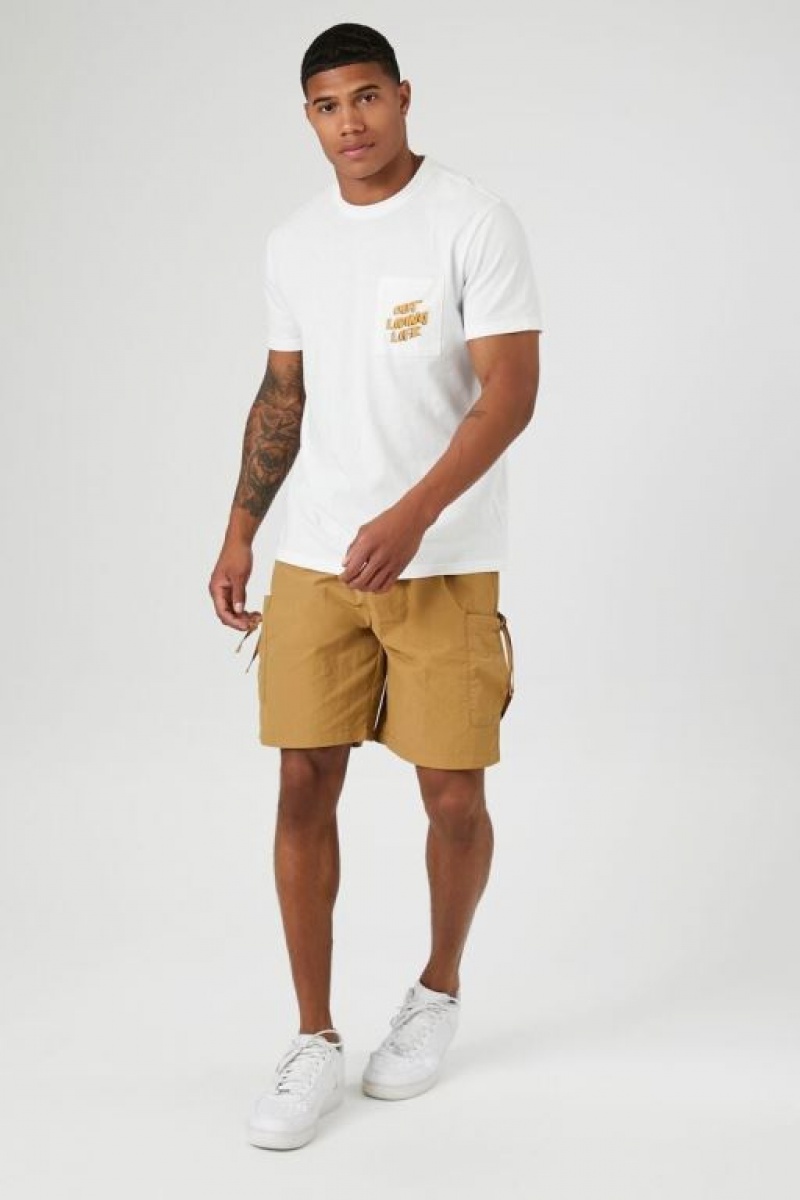 Short Forever 21 Cargo Drawstring Hombre Marrones | UqW0z6gCEJ9