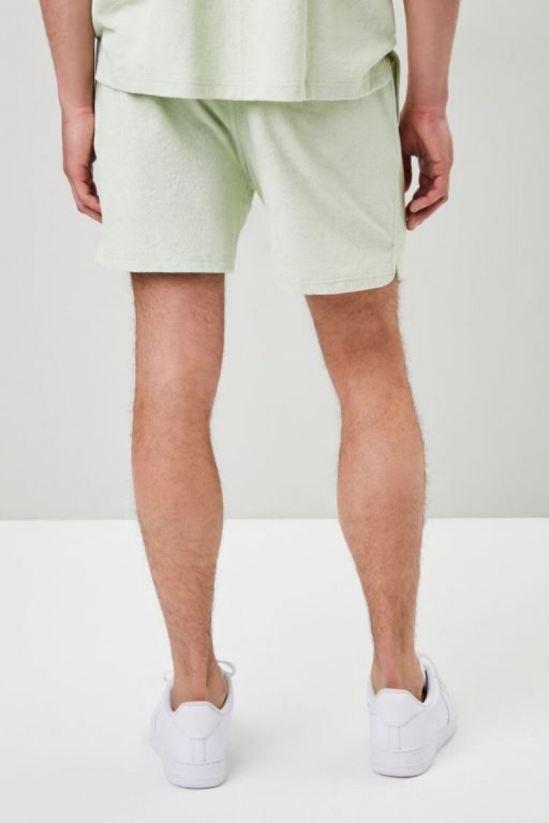 Short Forever 21 Embroidered Casbah Palace Hombre Verde Menta Blancas | 7aR2ZLfwbZQ