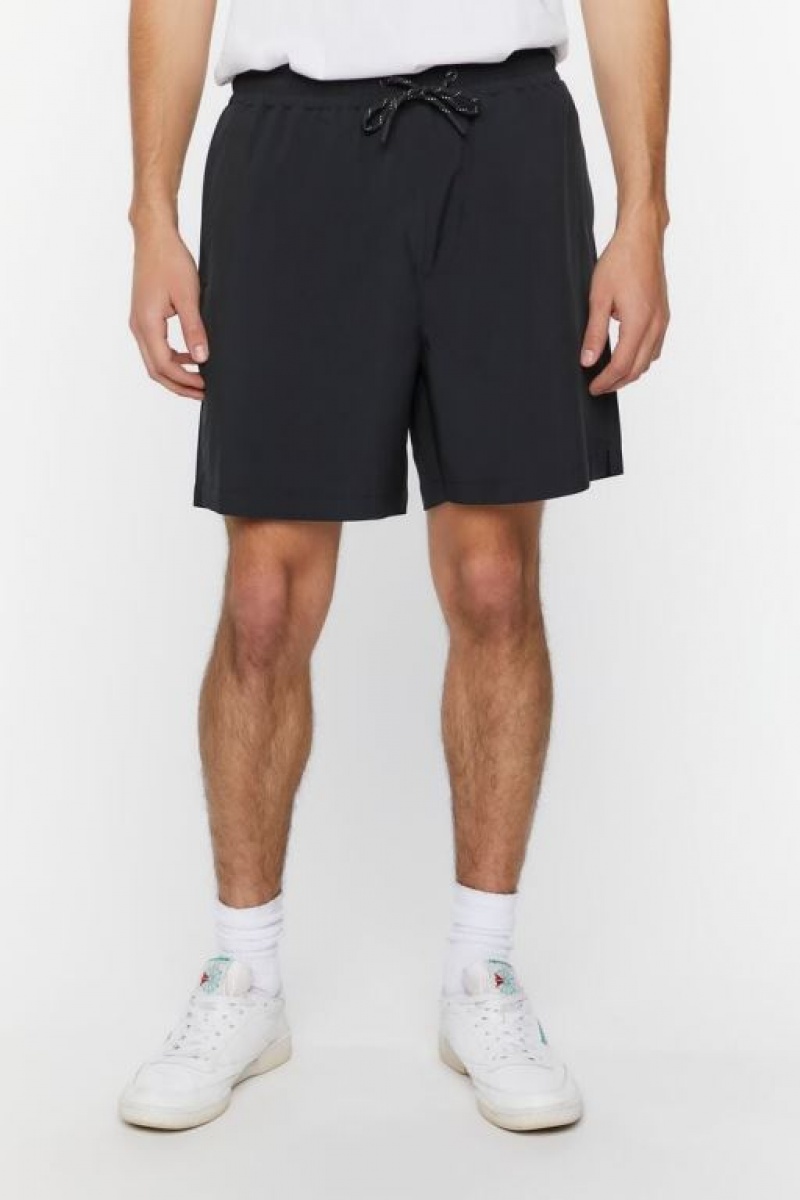 Short Forever 21 Everyday Drawstring Hombre Negras | DhGTEq2cF8V