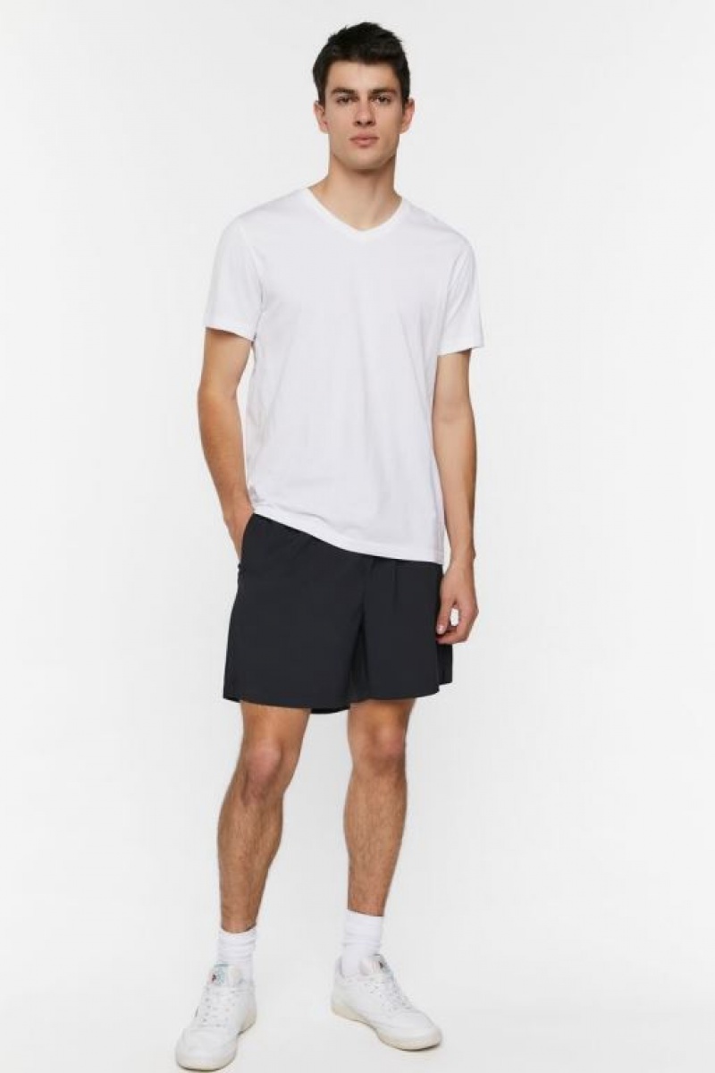 Short Forever 21 Everyday Drawstring Hombre Negras | DhGTEq2cF8V