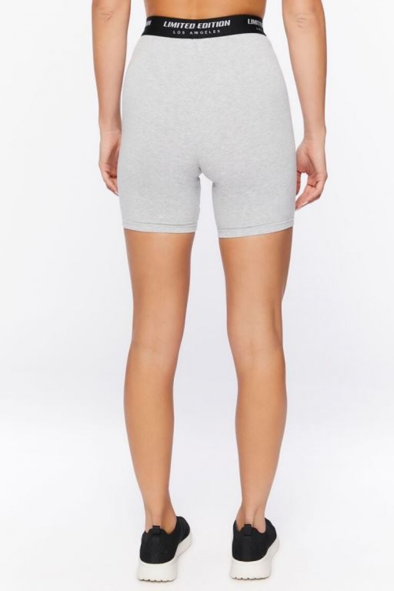 Short Forever 21 Limited Edition Active Biker Mujer Gris | Q4KXS1G08NH