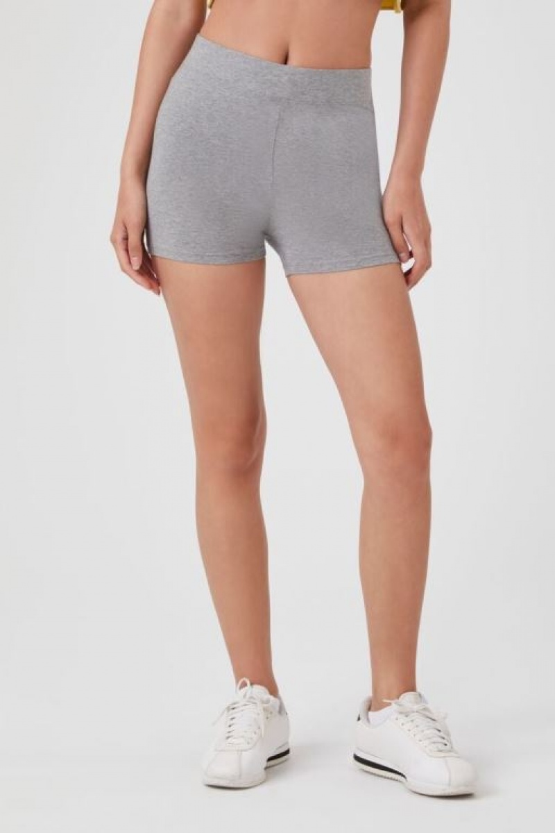 Short Forever 21 Organically Grown Cotton Hot Mujer Gris | 26Jn0uXkYUX