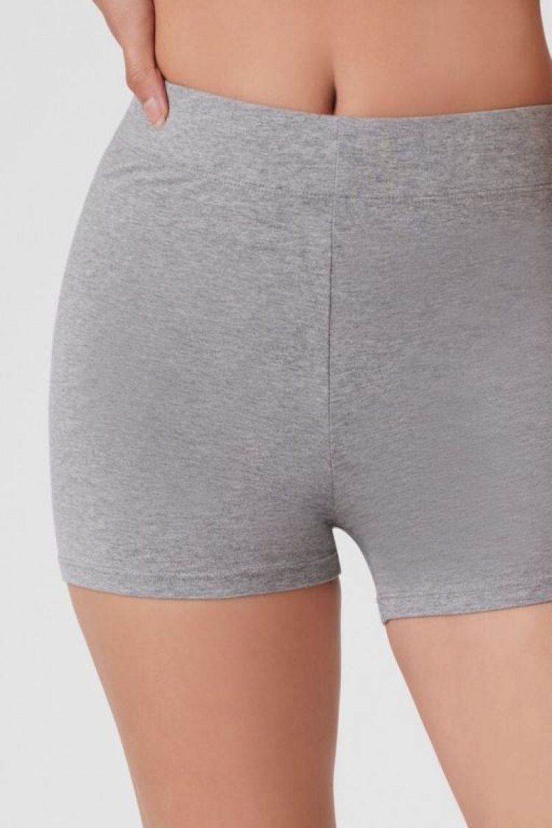 Short Forever 21 Organically Grown Cotton Hot Mujer Gris | 26Jn0uXkYUX