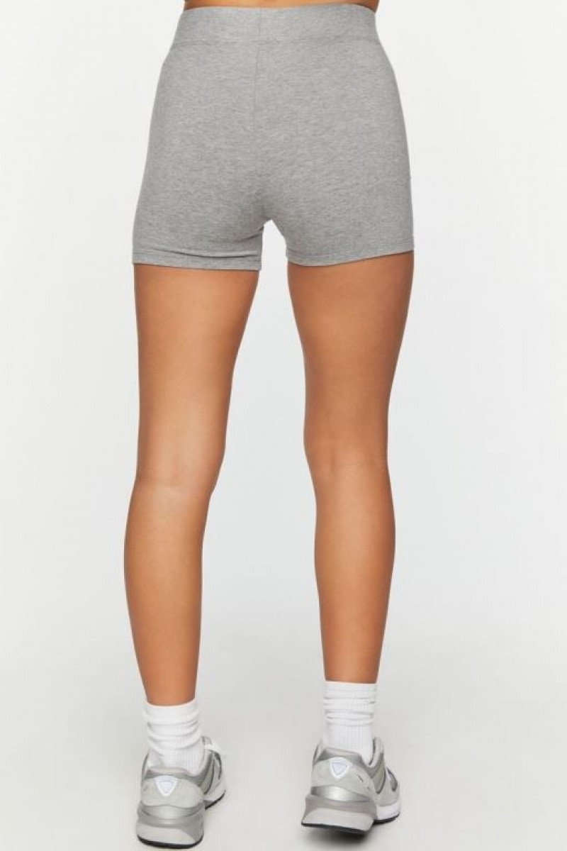 Short Forever 21 Organically Grown Cotton Hot Mujer Gris | mfjPSDNvahm