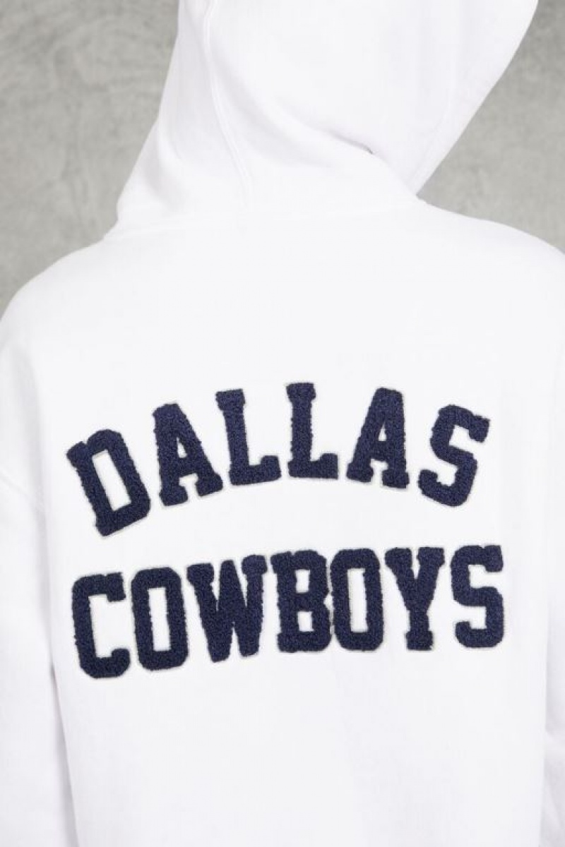 Sudadera con Capucha Forever 21 Dallas Cowboys Estampadas Mujer Blancas Azul Marino | bhaYWfJrVhO