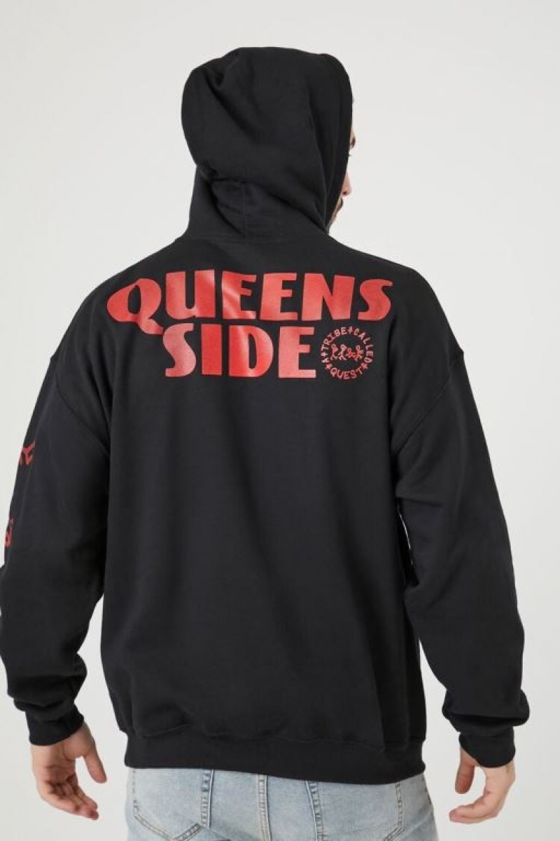 Sudaderas Forever 21 A Tribe Called Quest Hombre Negras Multicolor | BAUoGalh6QB