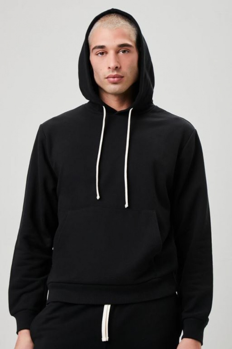 Sudaderas Forever 21 Basic Drawstring Hombre Negras | JohsqHr3zr7