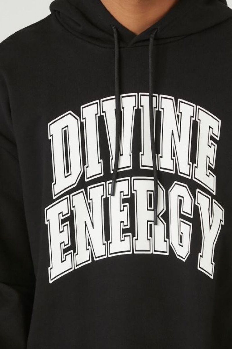 Sudaderas Forever 21 Divine Energy High Density Print Estampadas Combo Hombre Negras Multicolor | RvxQetSQ745