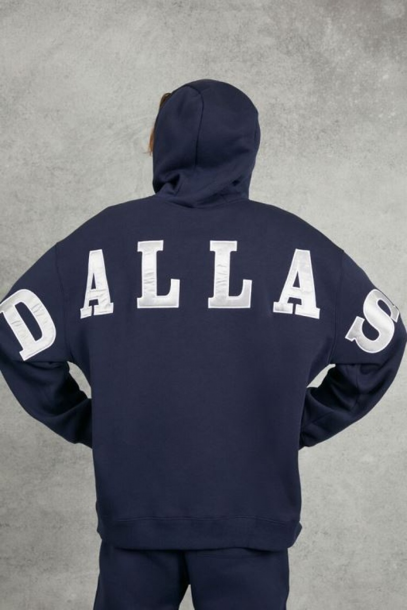 Sudaderas Forever 21 Embroidered Dallas Cowboys Hombre Azules Multicolor | g0McvAUMeDs