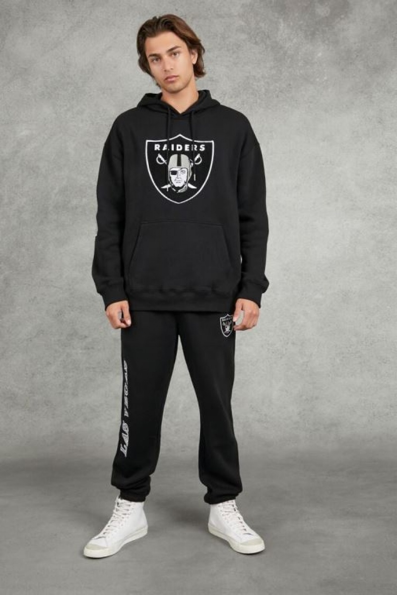 Sudaderas Forever 21 Embroidered Las Vegas Raiders Hombre Negras Multicolor | YQuaNmf4OEe