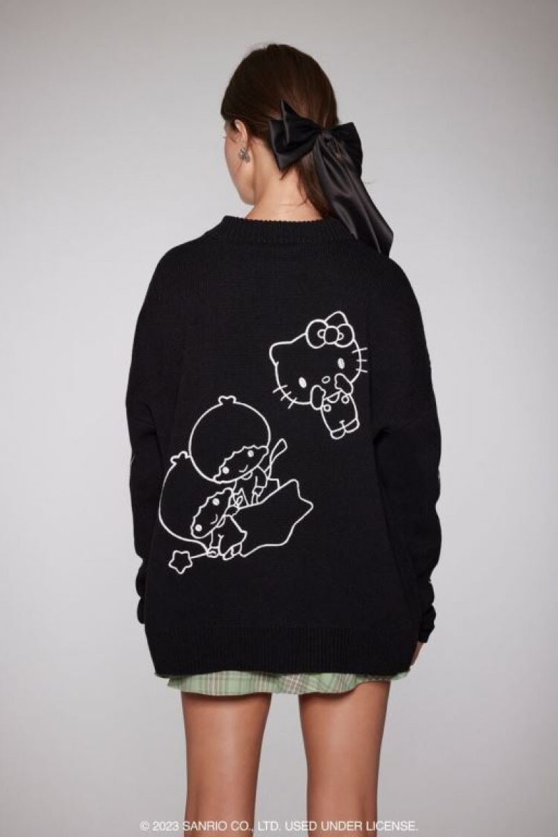 Sudaderas Forever 21 Hello Kitty Amp Friends Estampadas Mujer Negras Blancas | 57ZtwntAS8e