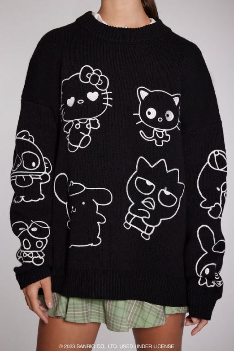 Sudaderas Forever 21 Hello Kitty Amp Friends Estampadas Mujer Negras Blancas | 57ZtwntAS8e