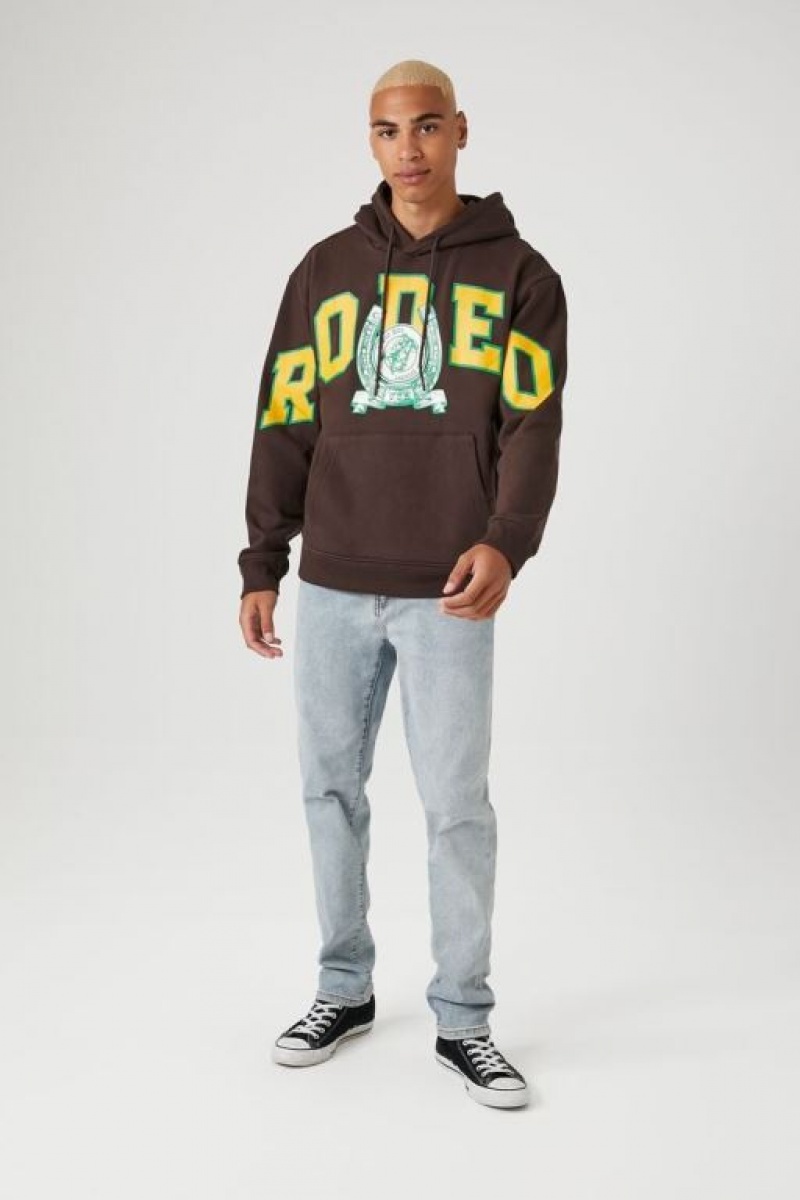 Sudaderas Forever 21 Rodeo Horseshoe Estampadas Hombre Multicolor | eERAVxDf33x