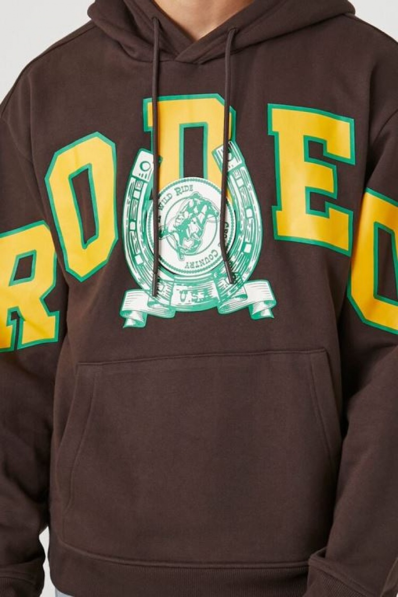 Sudaderas Forever 21 Rodeo Horseshoe Estampadas Hombre Multicolor | eERAVxDf33x