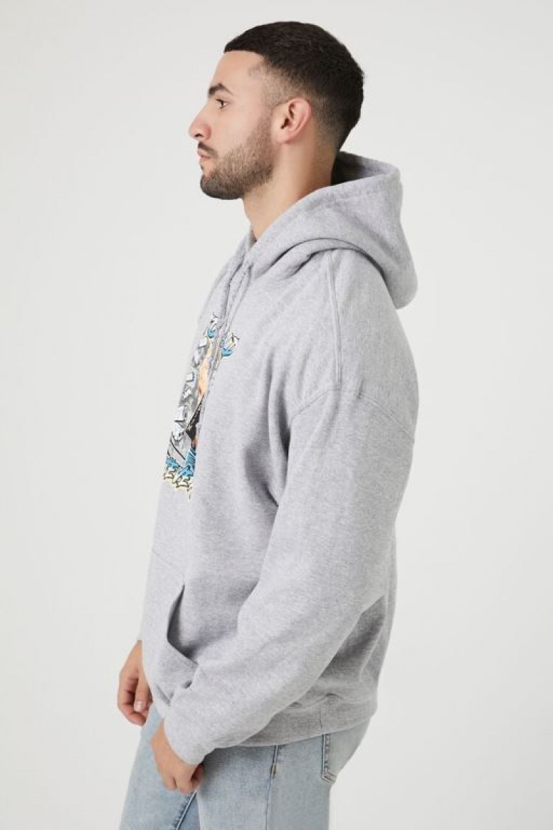 Sudaderas Forever 21 Stone Cold Steve Austin Hombre Gris Multicolor | 2Kt7W69EDwf