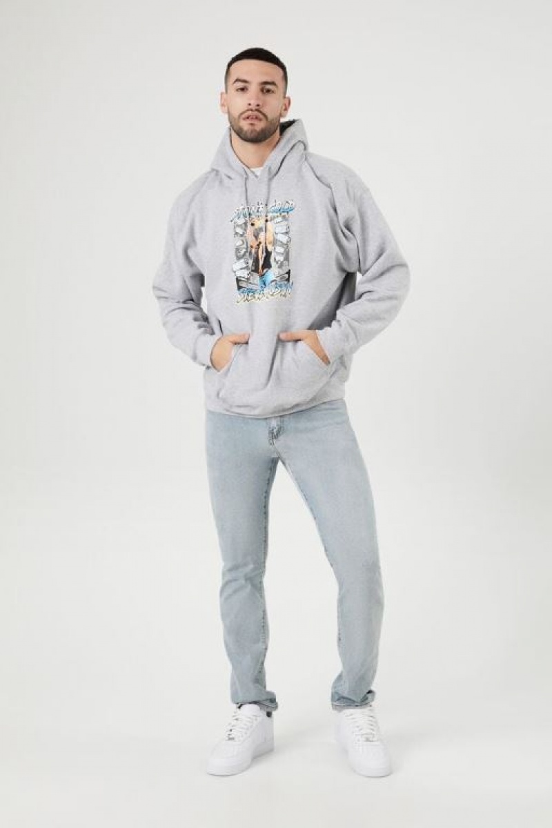 Sudaderas Forever 21 Stone Cold Steve Austin Hombre Gris Multicolor | 2Kt7W69EDwf