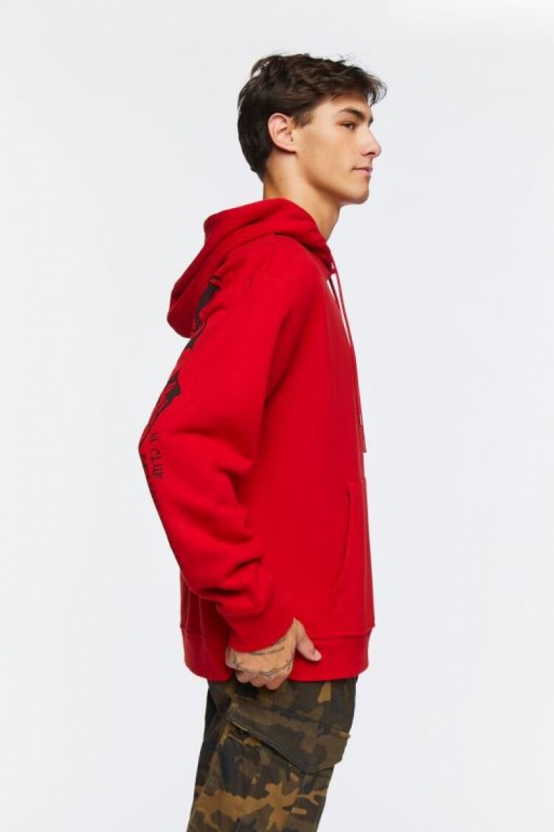 Sudaderas Forever 21 Wcds Rhinestone Estampadas Hombre Rojas Multicolor | FrM3i0qUIHs