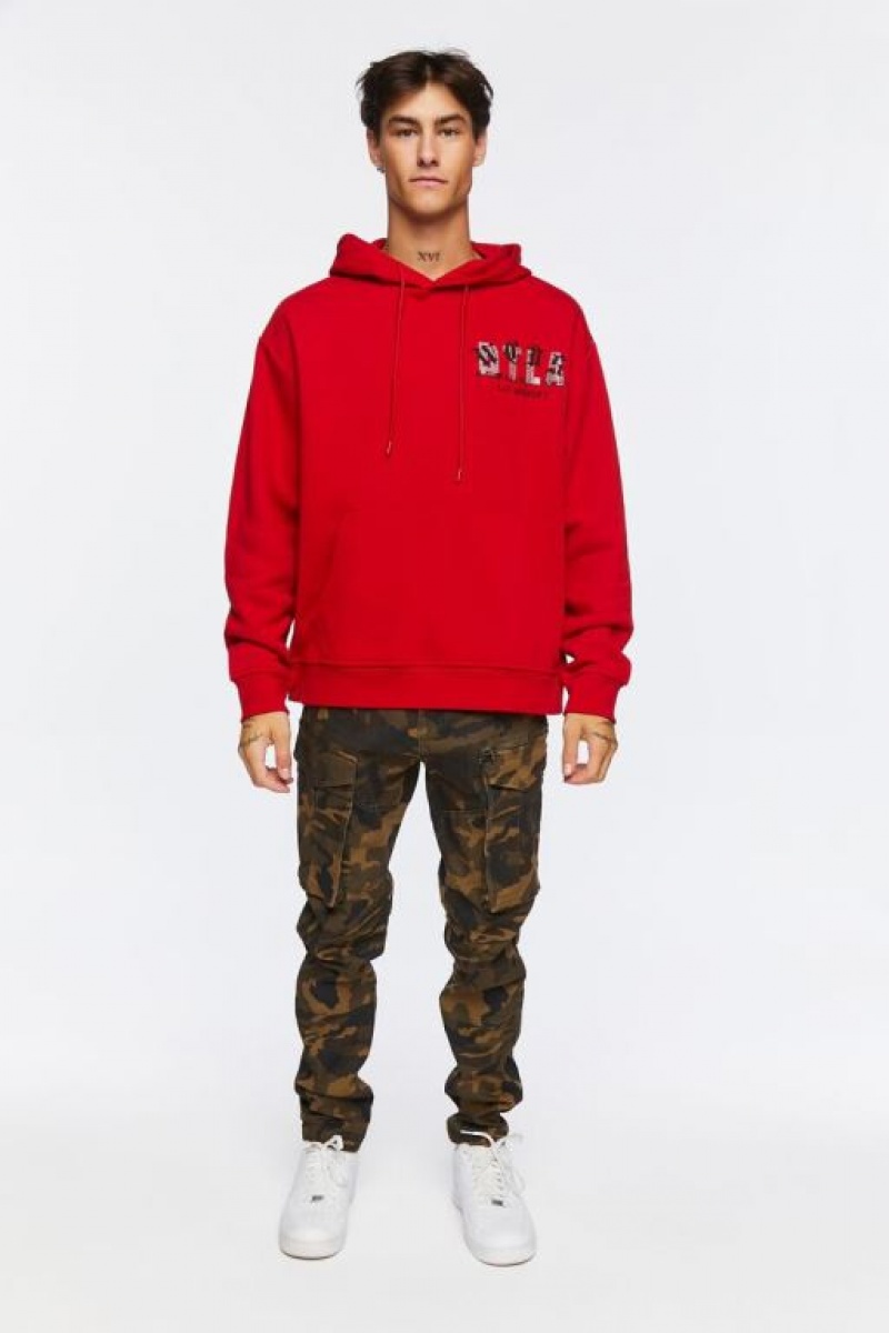 Sudaderas Forever 21 Wcds Rhinestone Estampadas Hombre Rojas Multicolor | FrM3i0qUIHs