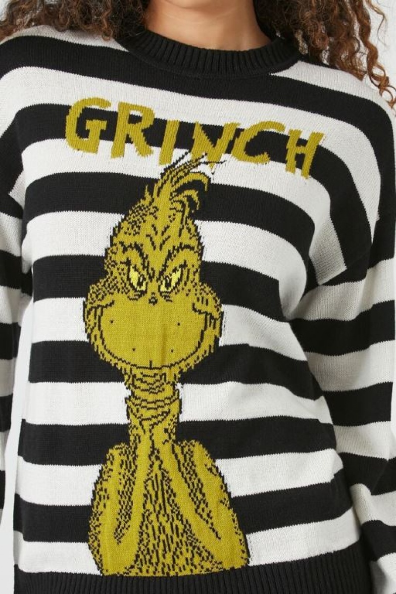 Suéteres Forever 21 Grinch A Rayas Mujer Negras Multicolor | aDqosODKxyl