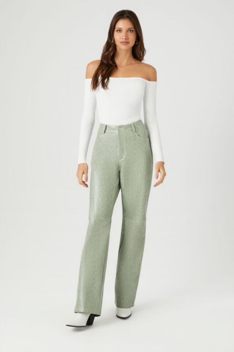 Suéteres Forever 21 Off The Shoulder Knit Bodysuit Mujer Blancas | mxZCvp1Jqup