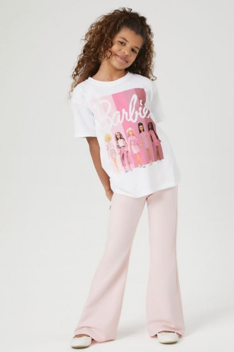 Tops Forever 21 Girls Barbie Estampadas Niños Blancas Multicolor | ZImHh7wM0BP