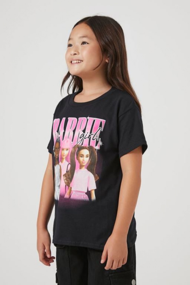 Tops Forever 21 Girls Barbie Girl Estampadas Niños Negras Multicolor | tWuvDF4IIGA