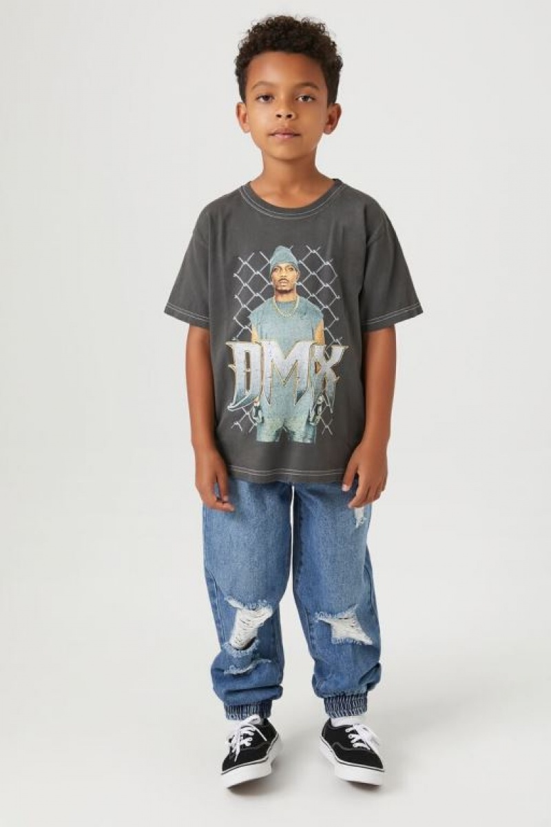 Tops Forever 21 Girls Boys Dmx Estampadas Niños Gris Multicolor | ND7nibnXOVt