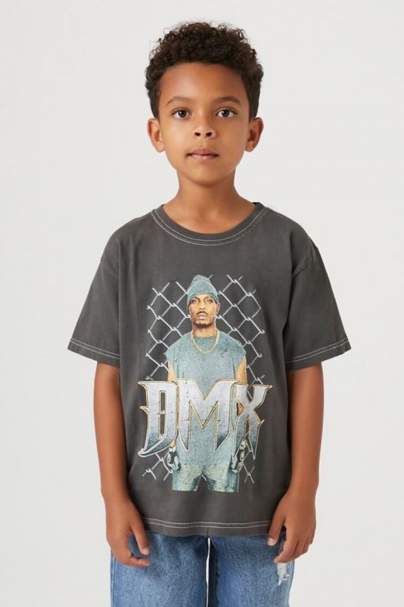 Tops Forever 21 Girls Boys Dmx Estampadas Niños Gris Multicolor | ND7nibnXOVt