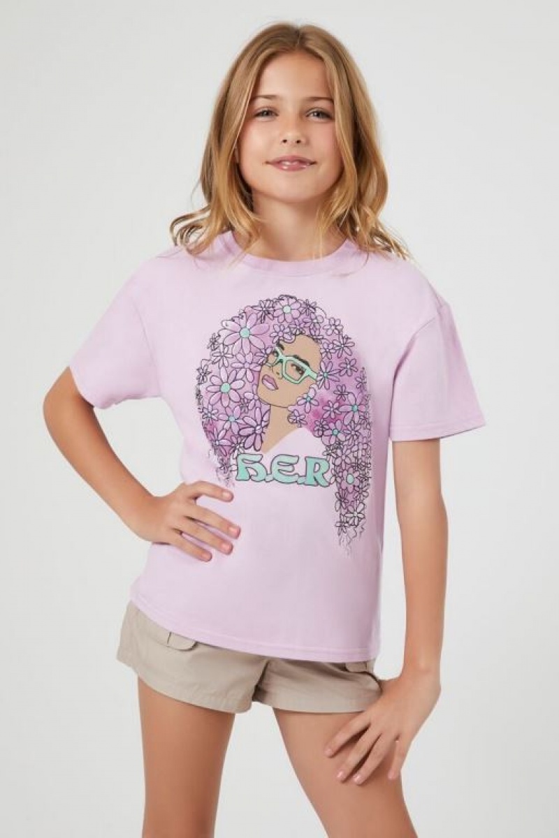 Tops Forever 21 Girls Her Estampadas Niños Rosas Multicolor | kkiWIikSXZw