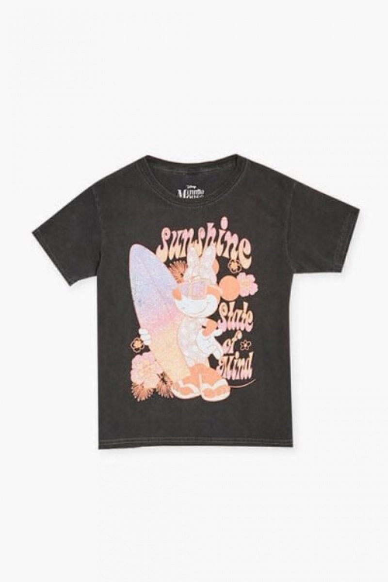 Tops Forever 21 Girls Minnie Mouse Estampadas Niños Gris Multicolor | rGeafit9pbM