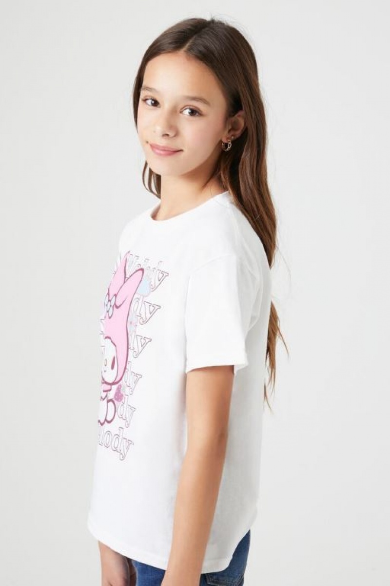 Tops Forever 21 Girls My Melody Estampadas Niños Blancas Multicolor | IvkoxrOj2sZ