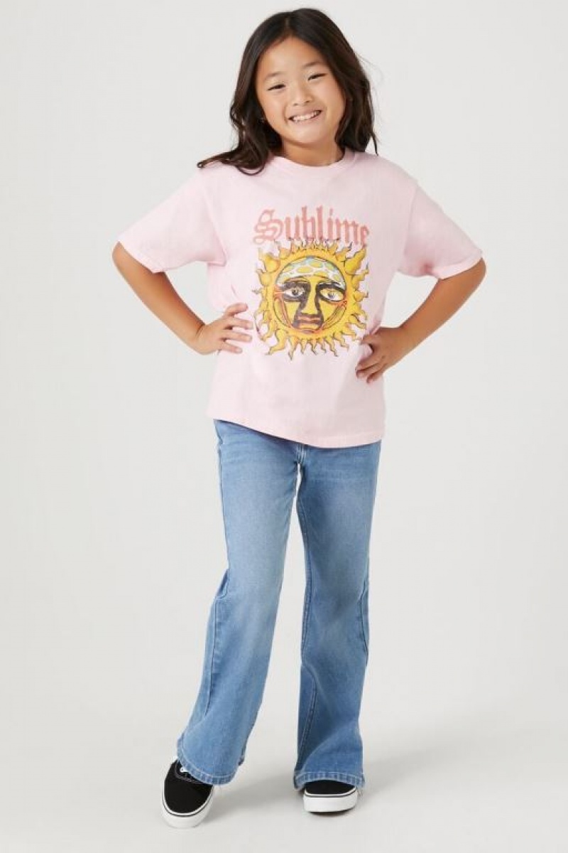 Tops Forever 21 Girls Sublime Estampadas Niños Rosas Multicolor | k8ueSN83aNF