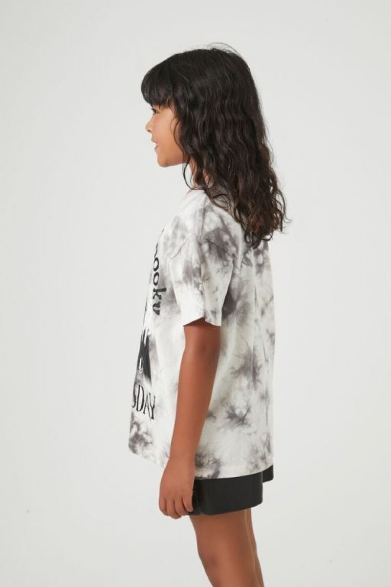 Tops Forever 21 Girls Tie Dye Wednesday Niños Blancas Multicolor | 2wmjRTAItSe