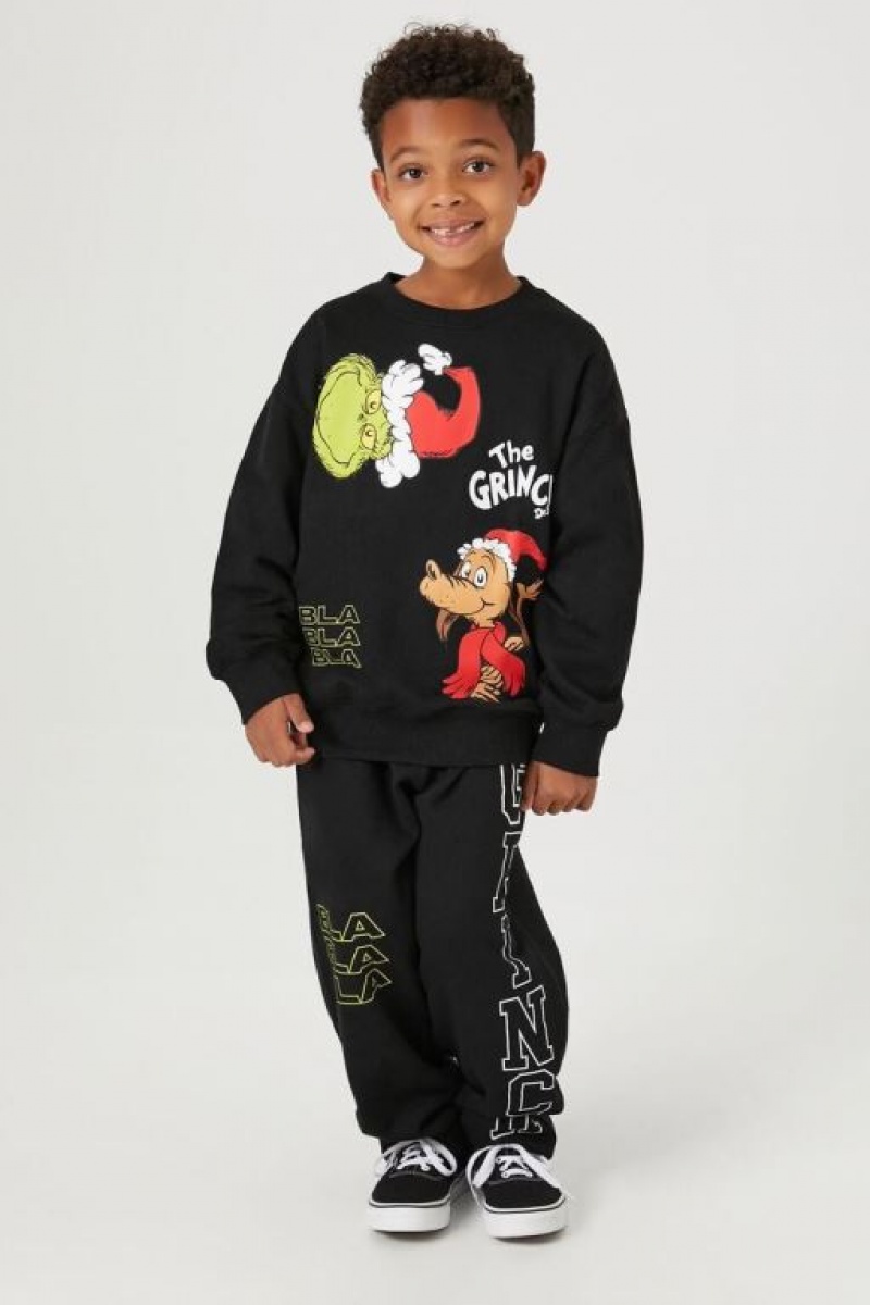 Tops Forever 21 Grinch Estampadas Girls Boys Niños Gris Multicolor | gRNN6NPOQKj