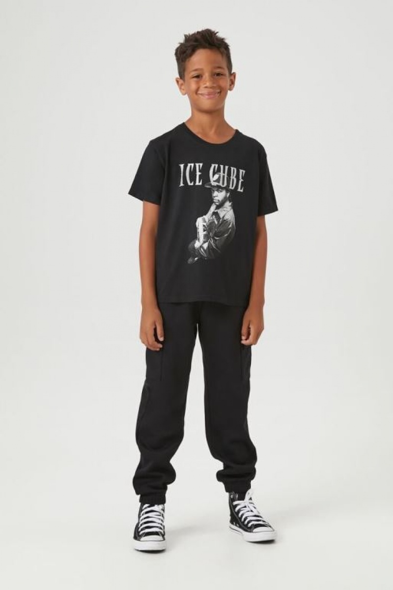 Tops Forever 21 Ice Cube Estampadas Girls Boys Niños Negras Multicolor | IaEIoYBQGxp