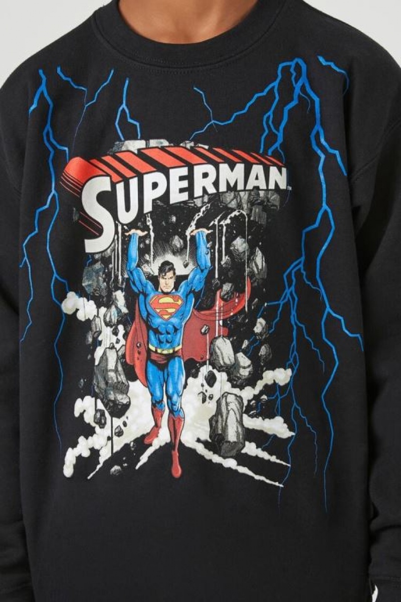 Tops Forever 21 Superman Girls Boys Niños Gris Multicolor | kRZrbeXlXOH