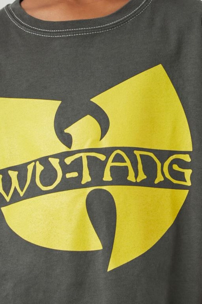 Tops Forever 21 Wu Tang Estampadas Girls Boys Niños Gris Multicolor | CaapXI8syib