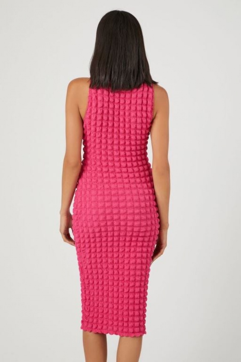 Vestido Forever 21 Acolchado Bodycon Midi Mujer Rosas | fBBn5ihVH9M