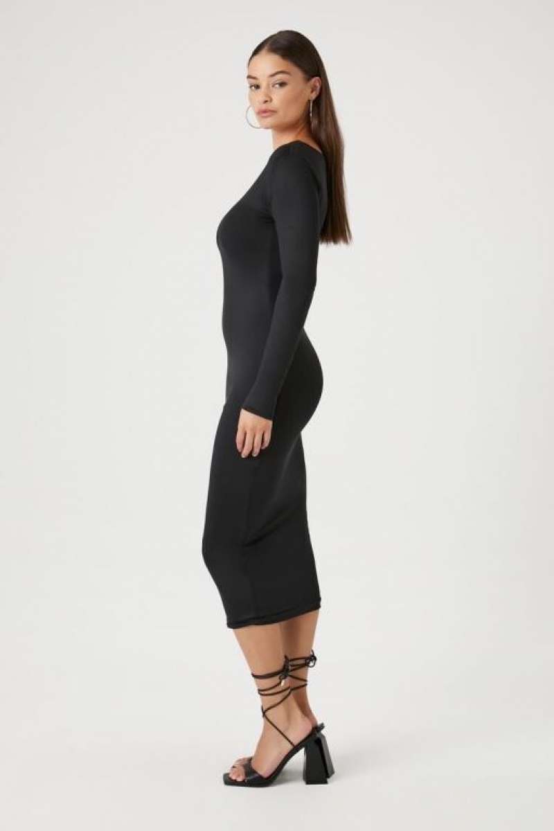 Vestido Forever 21 Bodycon Midi Mujer Negras | Aaq01lUjmBW