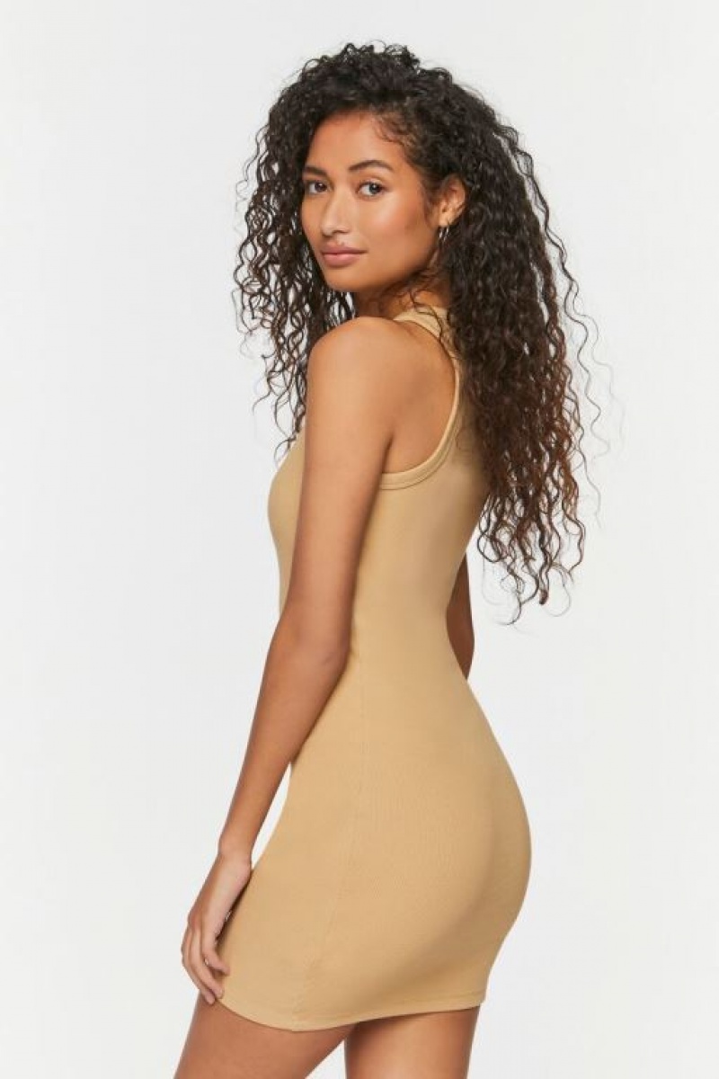 Vestido Forever 21 Bodycon Mini Tank Mujer Safari | 8VGWDyhB4Qz