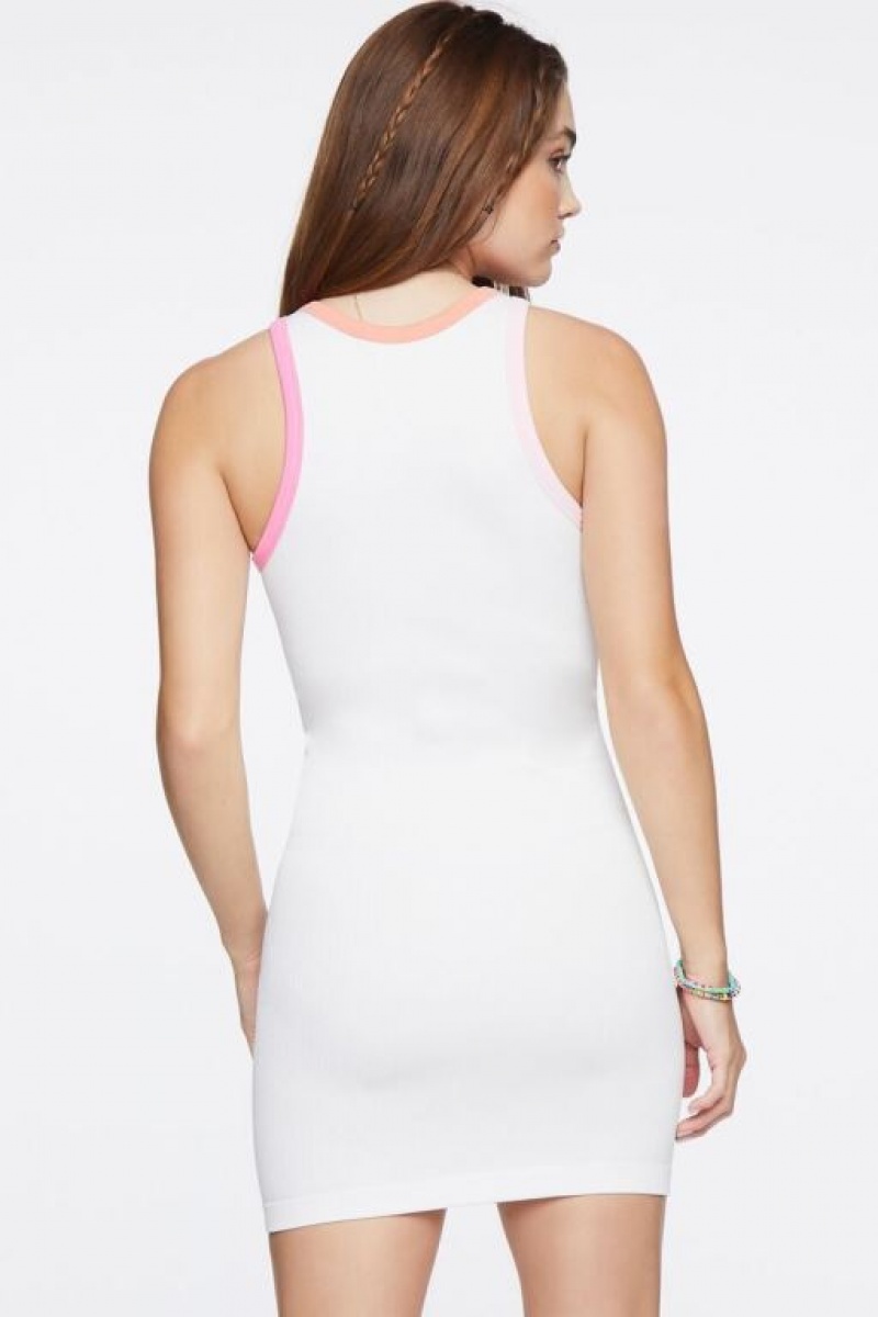 Vestido Forever 21 Bodycon Ringer Mini Mujer Blancas | zSZPGwKJqfu