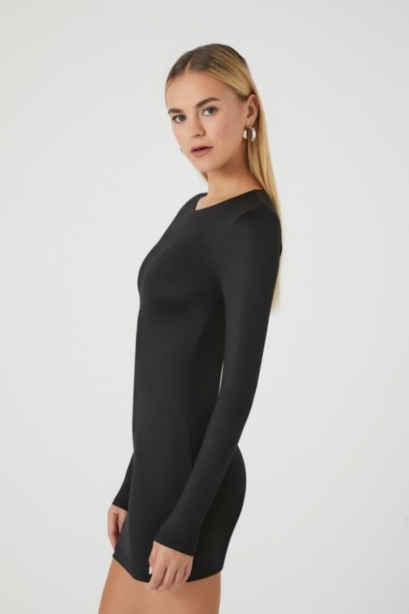 Vestido Forever 21 Contour Bodycon Mini Mujer Negras | LlNLIlJhxXg