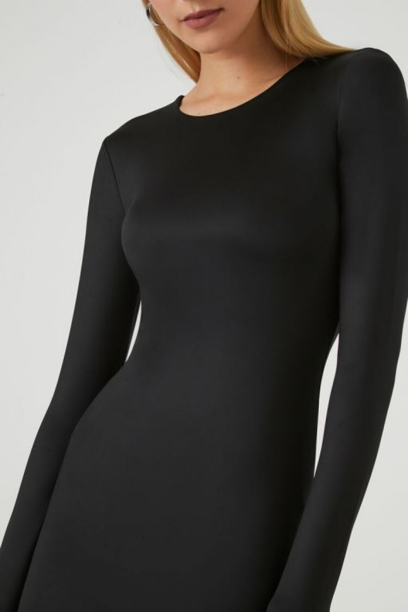 Vestido Forever 21 Contour Bodycon Mini Mujer Negras | LlNLIlJhxXg