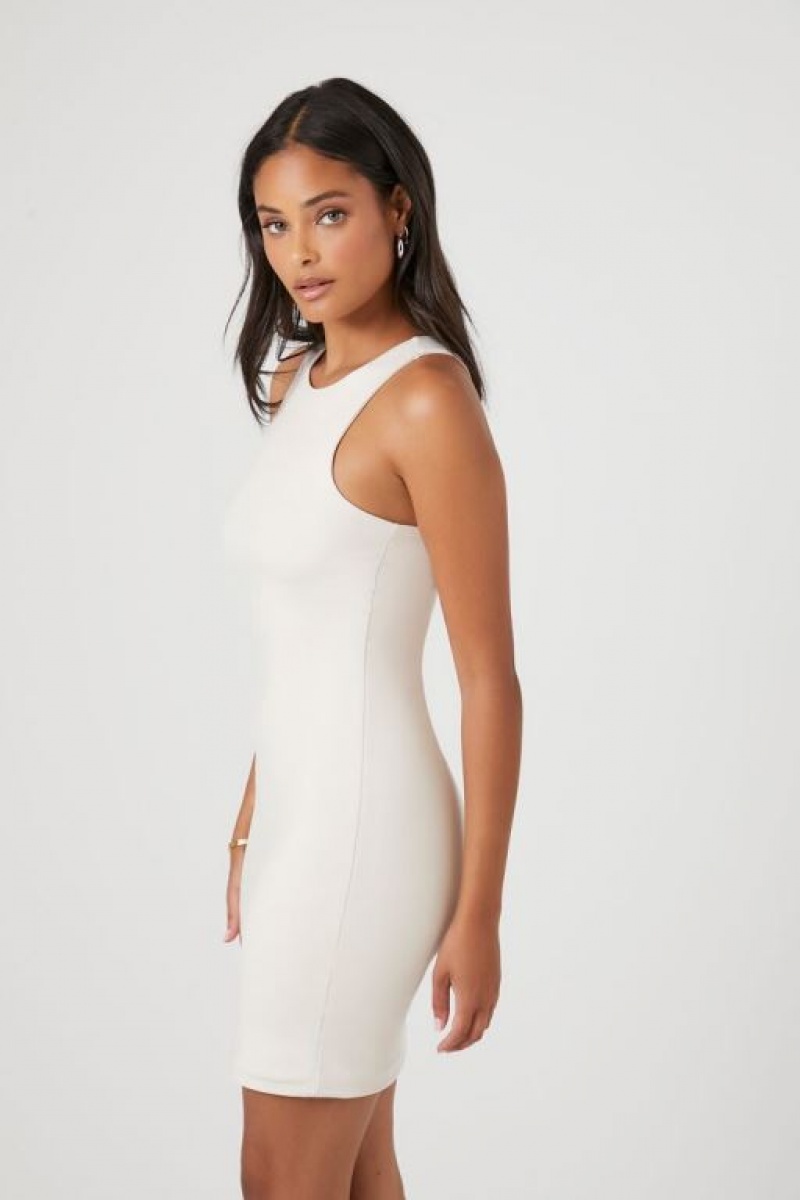 Vestido Forever 21 Contour Mini Tank Mujer Birch | Qs8sw9sBDND