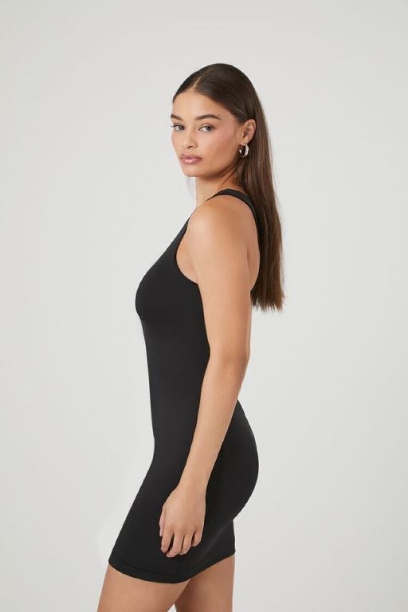 Vestido Forever 21 Contour Racerback Mini Mujer Negras | HKEyeM8Tavm