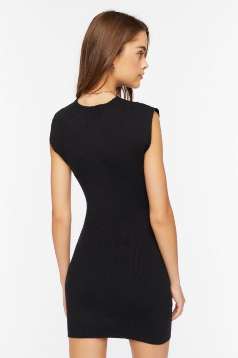 Vestido Forever 21 Cutout Mini Mujer Negras | PDK1gjXWXru