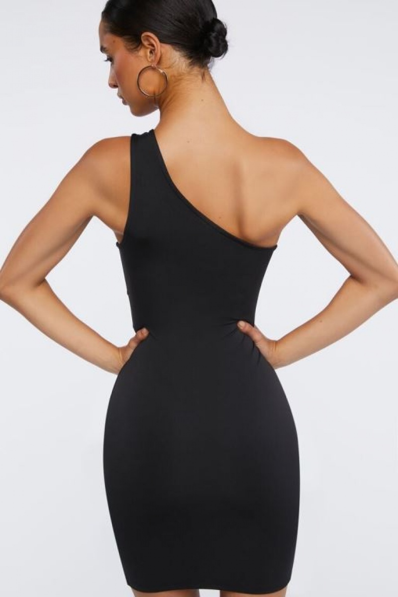 Vestido Forever 21 Cutout One Shoulder Mini Mujer Negras | oSSluRMfrQE